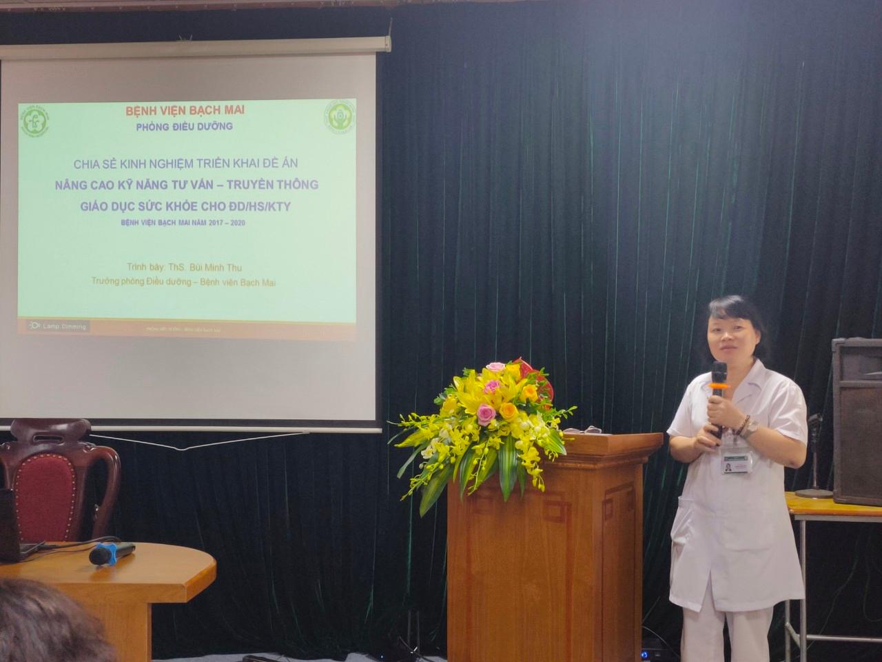Bệnh viện châm cứu Trung ương tổ chức đào tạo kỹ năng Truyền thông-Tư vấn giáo dục sức khỏe