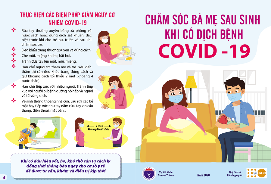 Chăm sóc bà mẹ sau sinh khi có dịch bệnh Covid- 19