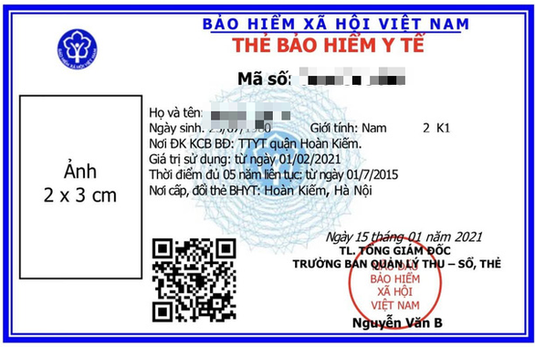 Từ 1-4, người dân toàn quốc sẽ sử dụng thẻ bảo hiểm y tế mới