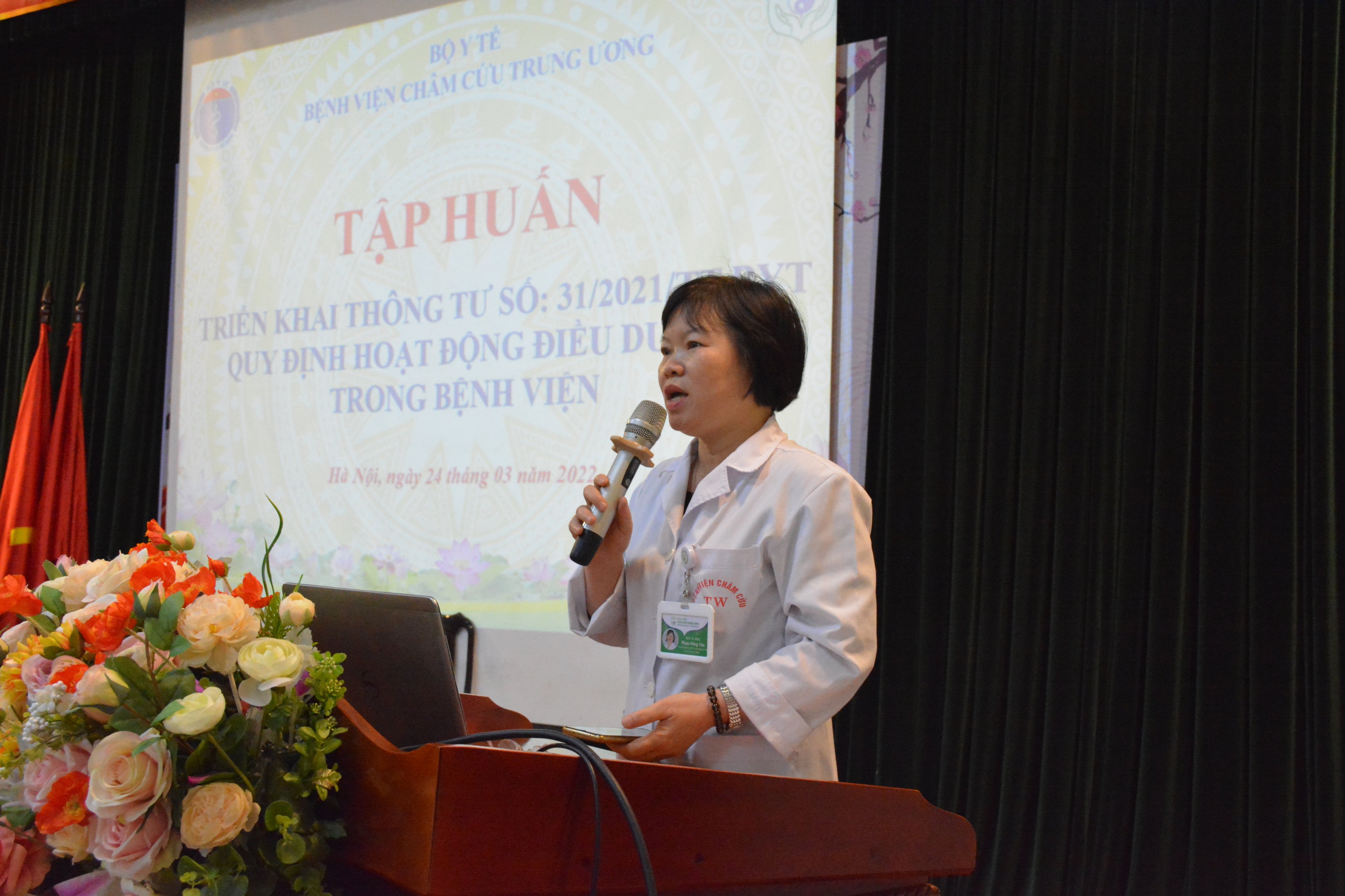 TẬP HUẤN TRIỂN KHAI THÔNG TƯ 31/2021/TT-BYT - QUY ĐỊNH HOẠT ĐỘNG ĐIỀU DƯỠNG TRONG BỆNH VIỆN