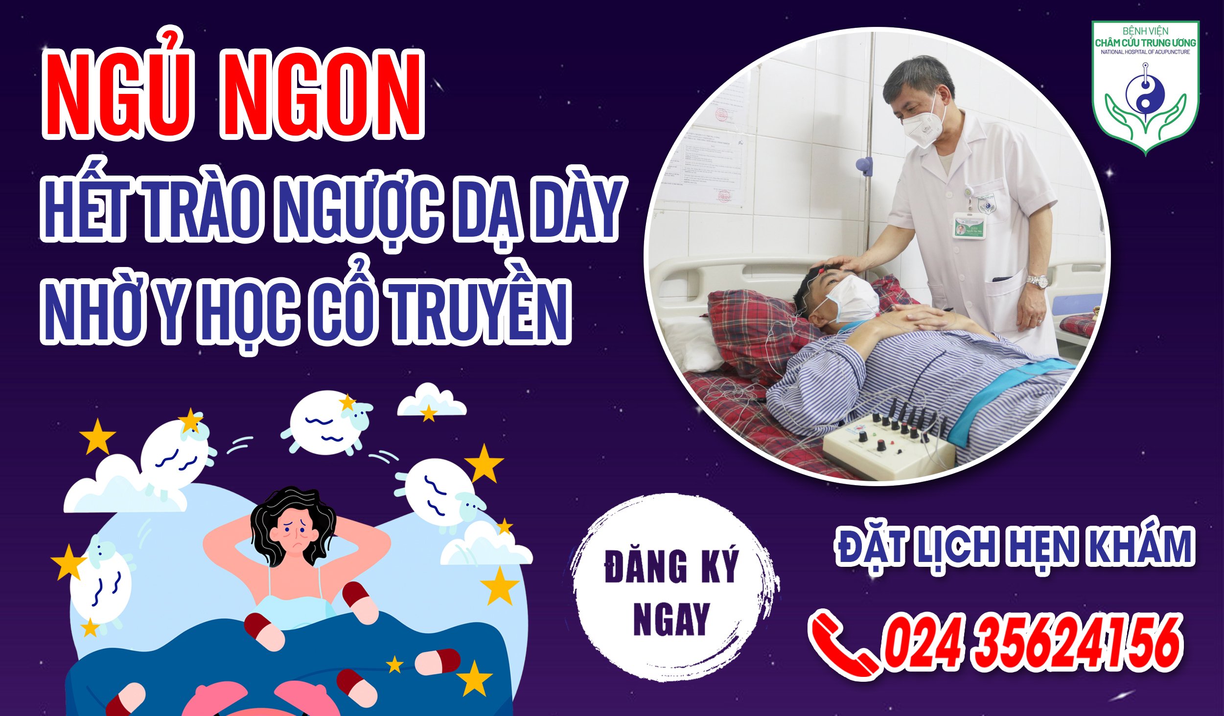 Ngủ ngon giấc, hết trào ngược dạ dày sau 18 ngày điều trị bằng YHCT