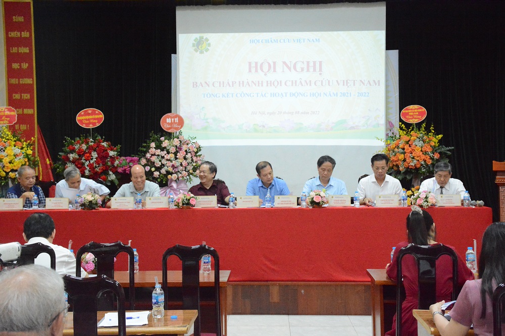 HỘI NGHỊ BAN CHẤP HÀNH HỘI CHÂM CỨU VIỆT NAM NĂM 2021 - 2022