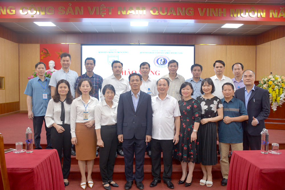 BỆNH VIỆN CHÂM CỨU TRUNG ƯƠNG KHẢO SÁT THỰC TẾ TẠI BỆNH VIỆN YHCT & PHCN TỈNH PHÚ THỌ