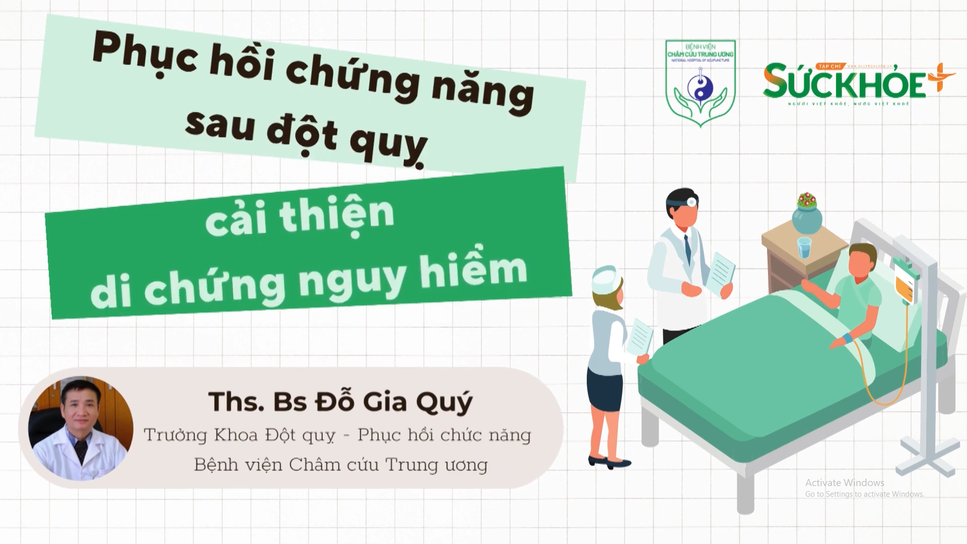 Phục hồi chứng năng sau đột quỵ, cải thiện di chứng nguy hiểm