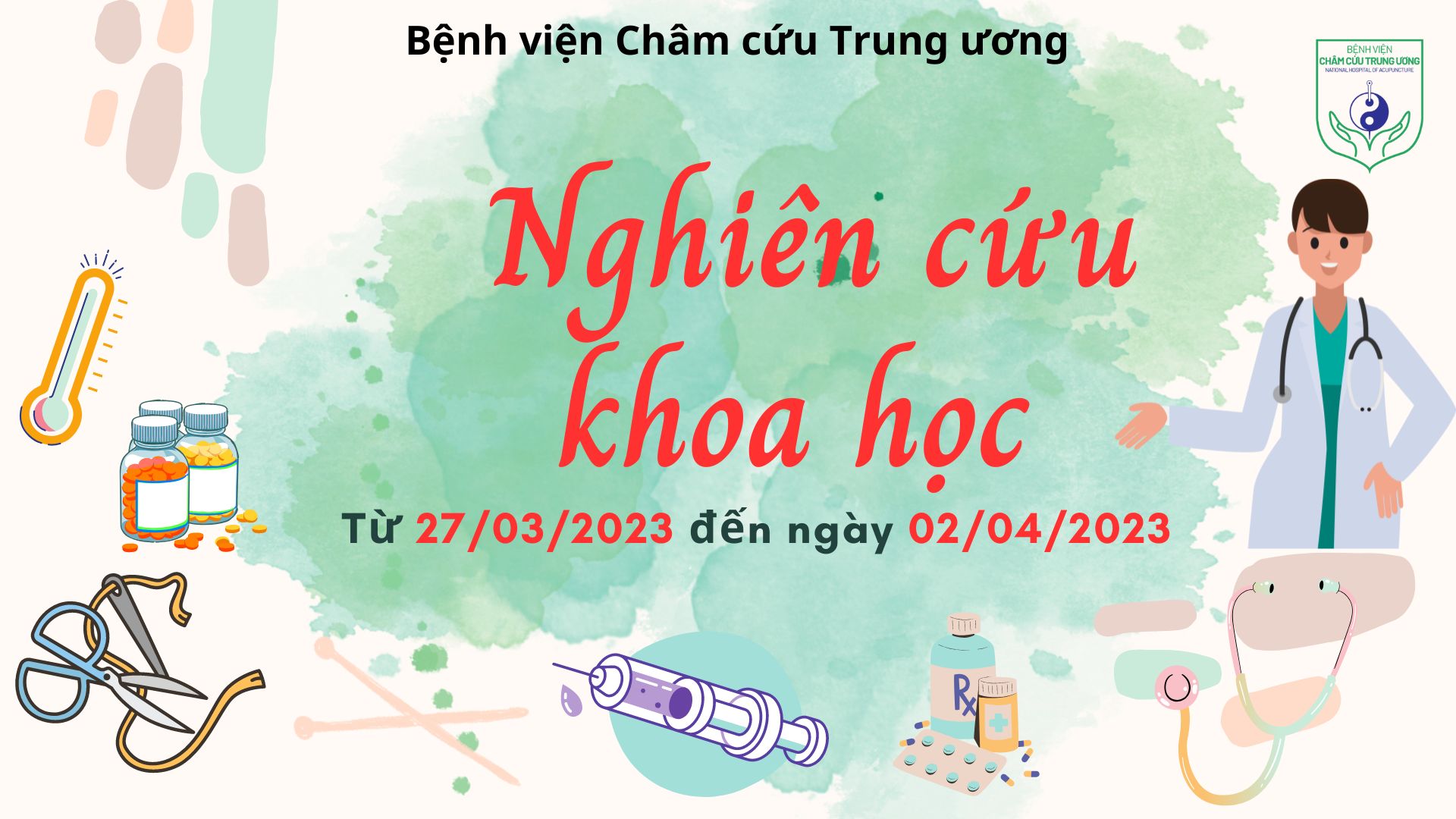 Hoạt động nghiên cứu khoa học tại Bệnh viện trong tuần từ 27/03/2023 đến ngày 02/04/2023