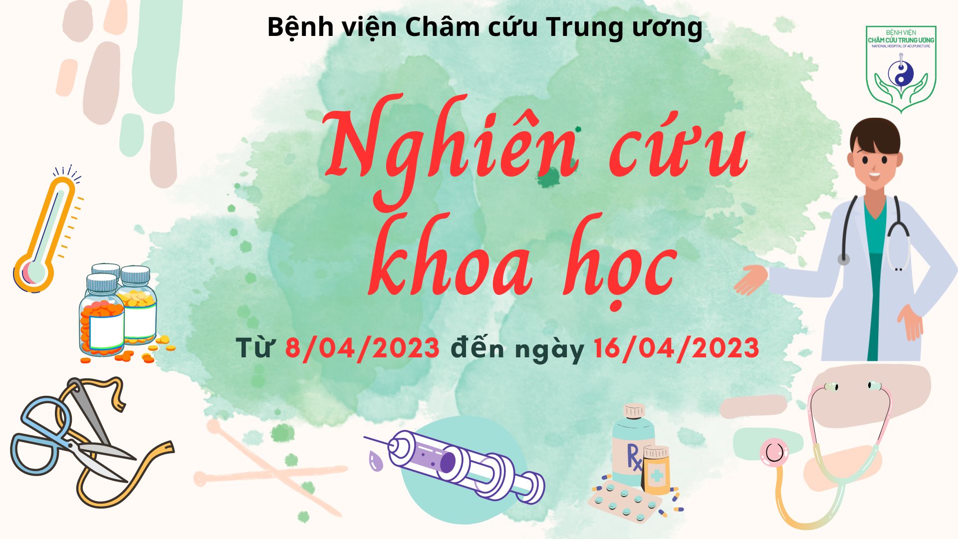 Hoạt động nghiên cứu khoa học tại Bệnh viện trong tuần từ 08/04/2023 đến ngày 16/04/2023