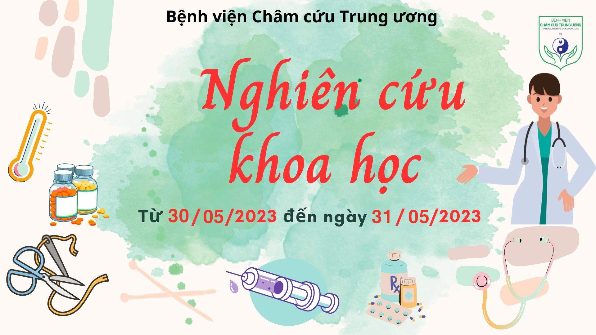 Hoạt động nghiên cứu khoa học tại Bệnh viện trong tuần từ 30/05/2023 đến ngày 31/05/2023