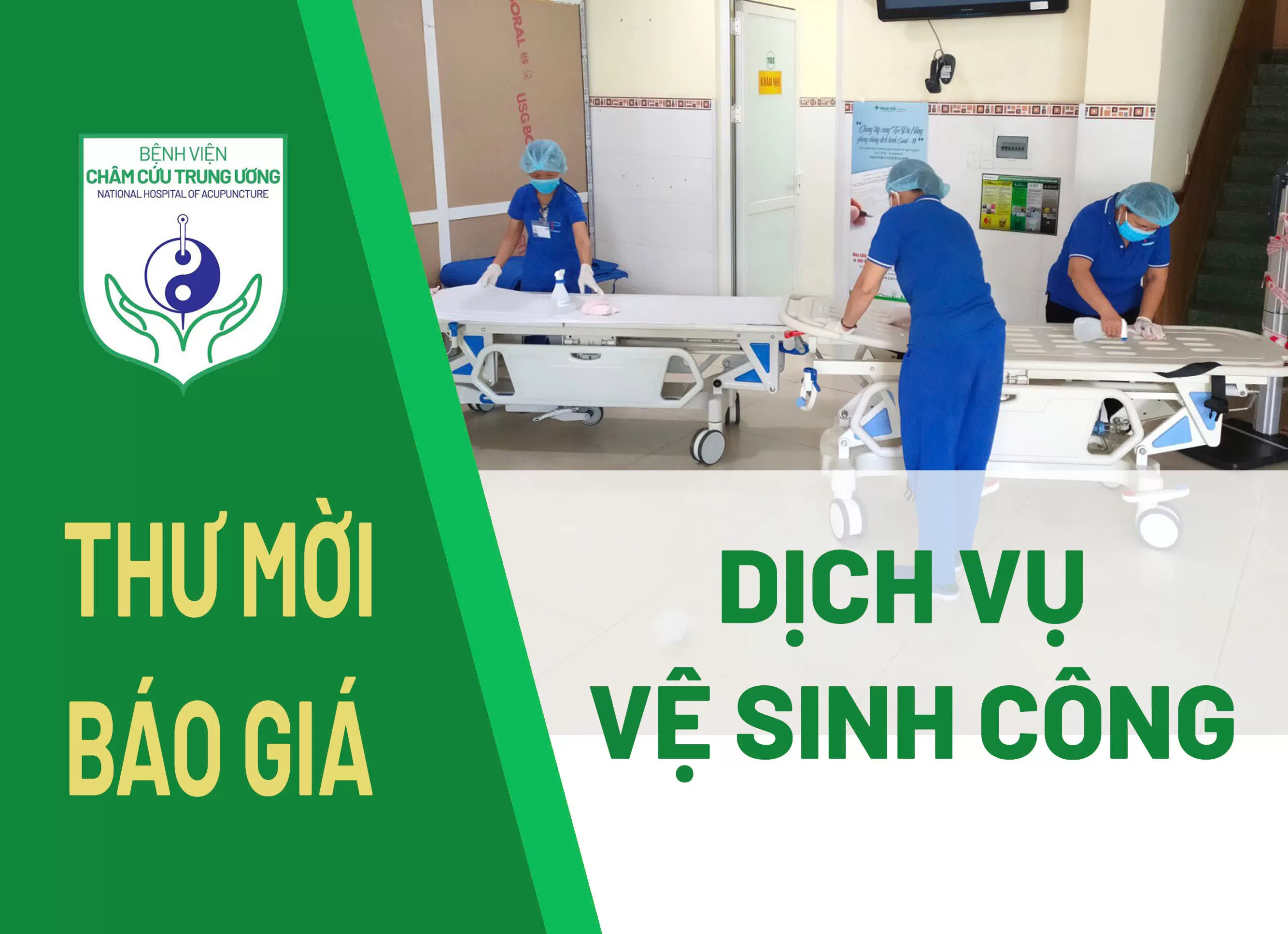 Thư mời báo giá : Dịch vụ vệ sinh công nghiệp