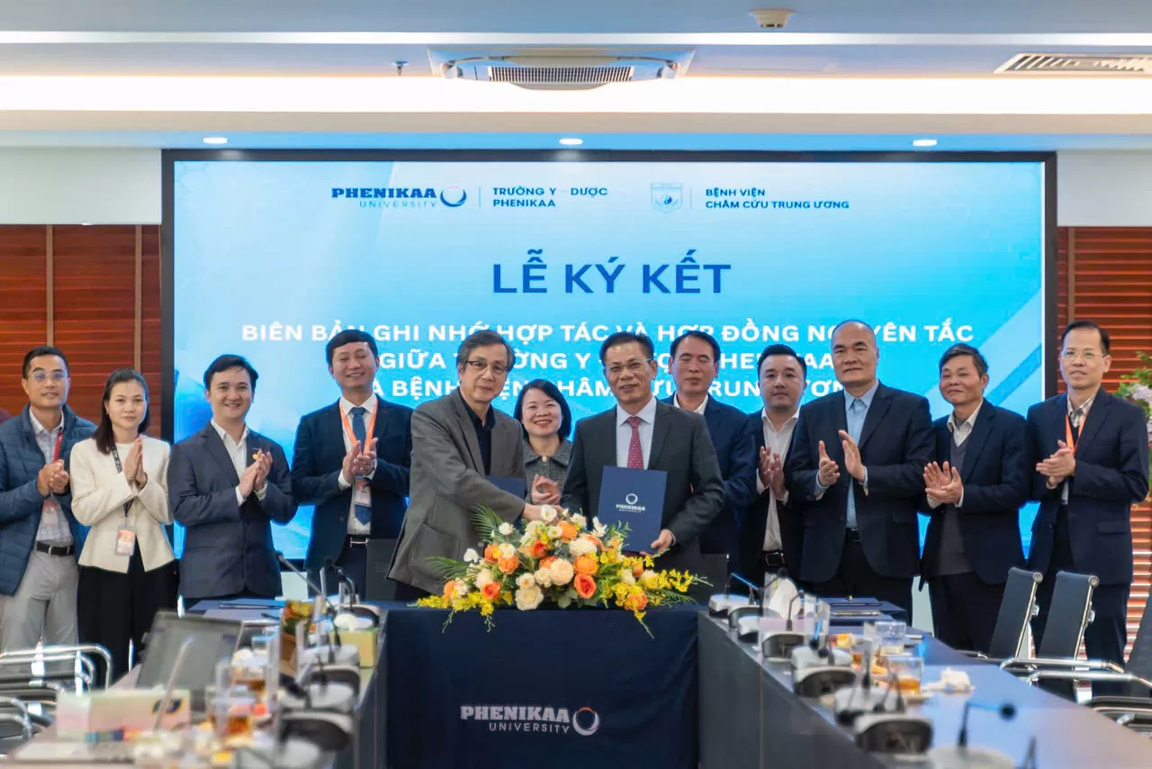 Bệnh viện Châm cứu Trung ương và Trường Y Dược Phenikaa ký kết hợp tác chiến lược và Hợp đồng nguyên tắc đào tạo thực hành