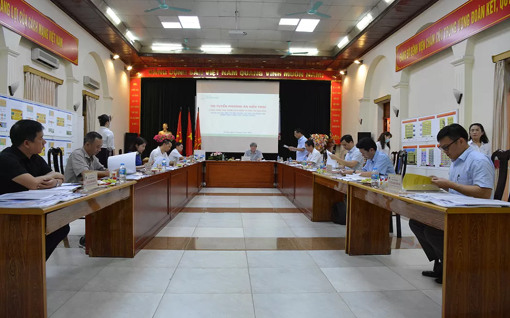 THI TUYỂN PHƯƠNG ÁN KIẾN TRÚC CÔNG TRÌNH NHÀ KHÁM CHỮA BỆNH VÀ ĐIỀU TRỊ