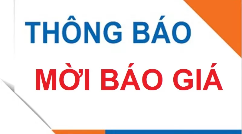 Thư mời Chào giá cung cấp sữa